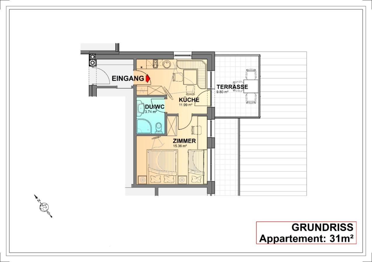 Apart Kreuzspitz Vent Bagian luar foto